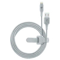 Кабель Cellularline Satellite MFI, USB-A to Lightning, 1 м, Серебристый