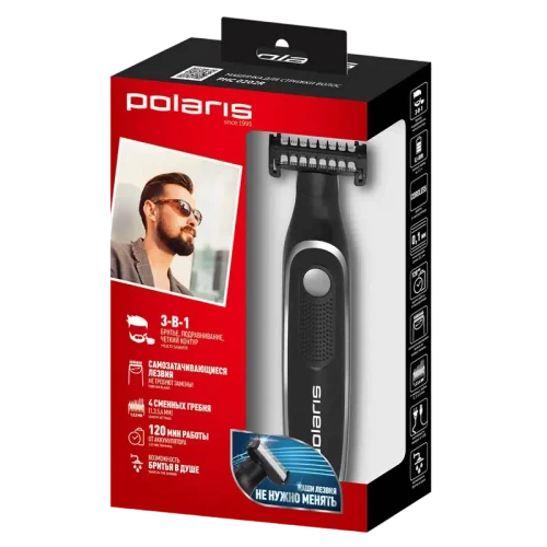 Машинка для стрижки Polaris PHC 0202R, Black