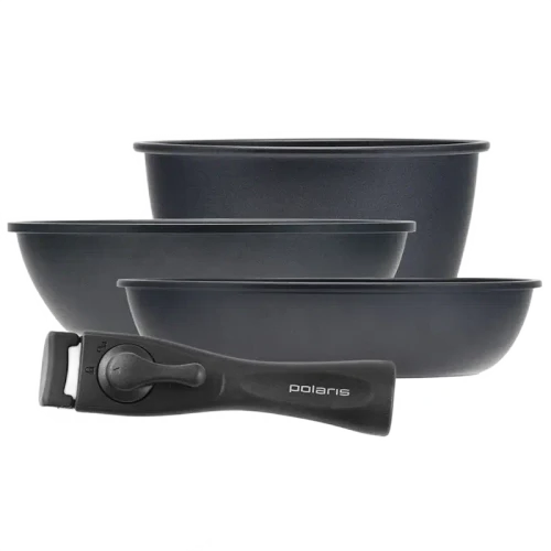 Set de vase Polaris EasyKeep-4DG, 1,7L, Negru