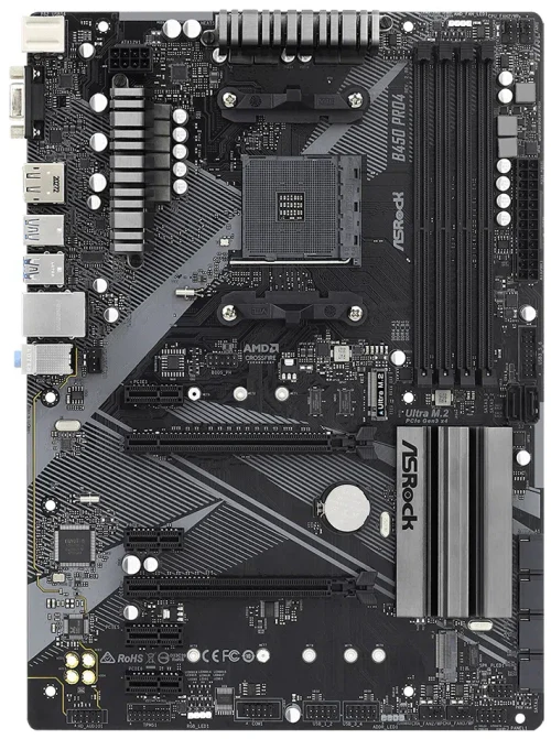 Материнская плата ASRock B450 Pro4 R2.0