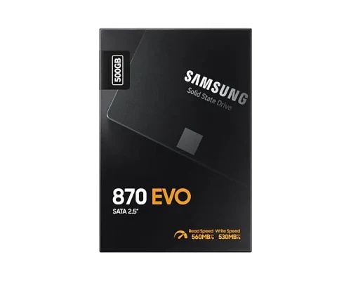 Накопитель SSD Samsung 870 EVO MZ-77E500, 500 ГБ, MZ-77E500B/KR