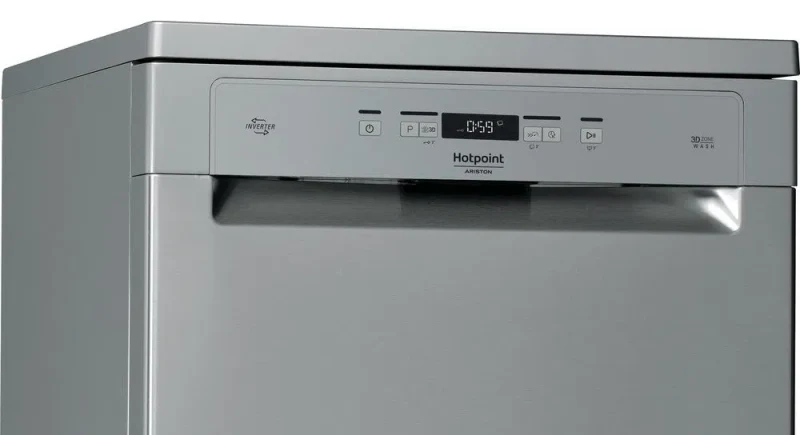 Maşina de spalat vase Hotpoint-Ariston HFC 3C41 CW X, Argintiu 2