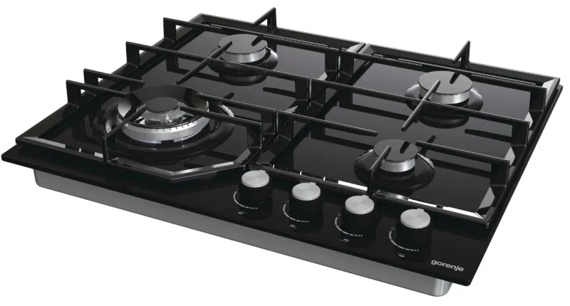 Газовая варочная панель Gorenje GTW 641 KB, Black 2