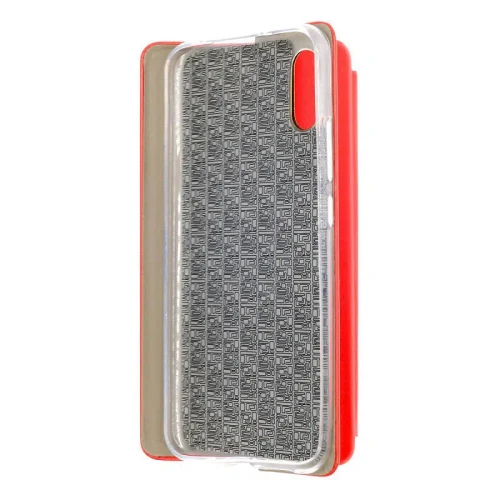 Flip case Smooth/plain leather for Xiaomi Red