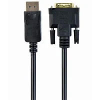 Видео кабель Cablexpert CC-DPM-DVIM-6, DisplayPort (M) - DVI-D (M), 1,8м, Чёрный