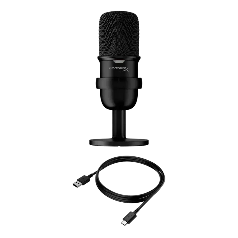 Микрофон HyperX SoloCast, Проводной аналоговый, Чёрный 3