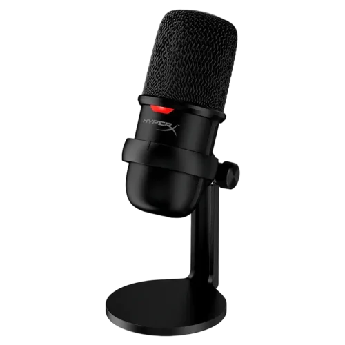 Микрофон HyperX SoloCast, Проводной аналоговый, Чёрный