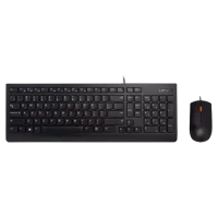 Клавиатура и мышь Lenovo 300 USB Combo, Black