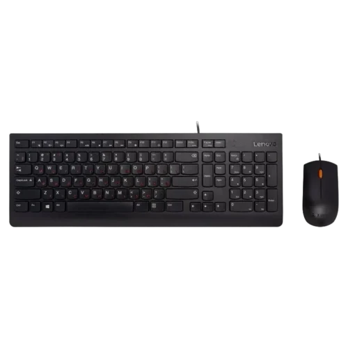 Клавиатура и мышь Lenovo 300 USB Combo, Black