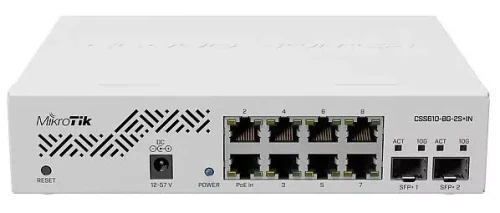 Switch MikroTik CSS610-8G-2S+IN