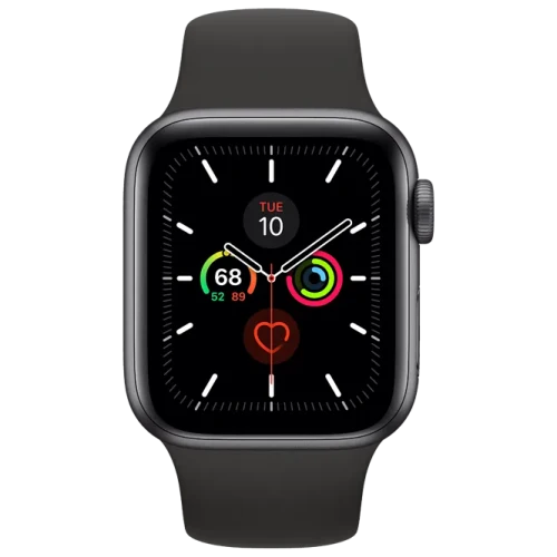 Apple Watch Series 5 GPS MWV82 40mm Space Grey Aluminium /Black Sport Band