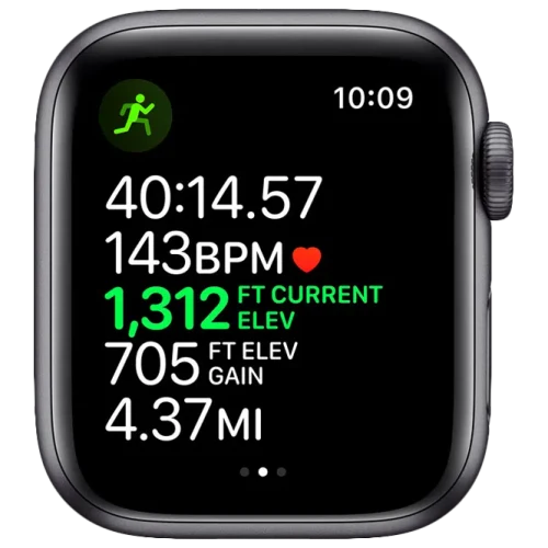 Apple Watch Series 5 GPS MWV82 40mm Space Grey Aluminium /Black Sport Band