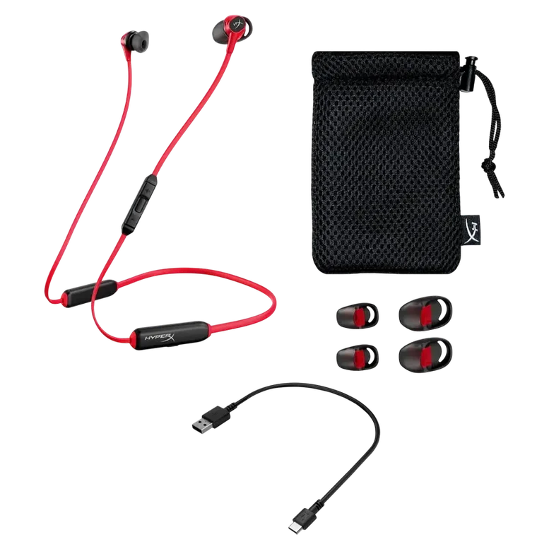 Căști HyperX Cloud Buds, Fără fir, Negru/Roșu 5