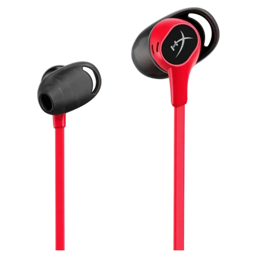 Căști HyperX Cloud Buds, Fără fir, Negru/Roșu