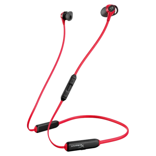 Căști HyperX Cloud Buds, Fără fir, Negru/Roșu