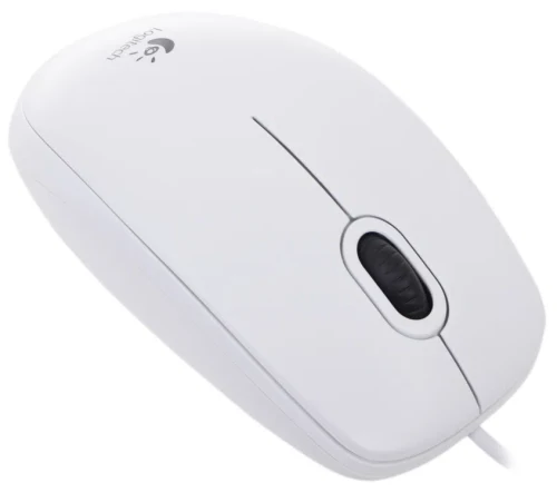 Компьютерная мышь Logitech B100 White