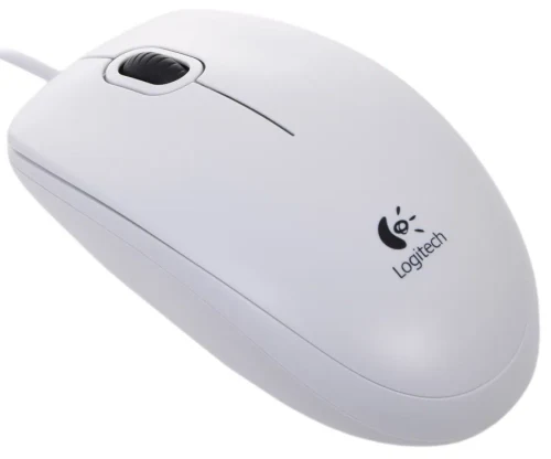 Компьютерная мышь Logitech B100 White