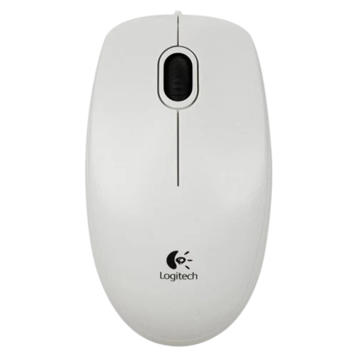 Компьютерная мышь Logitech B100 White