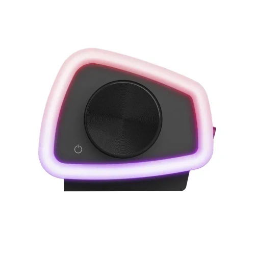 Trust Gaming GXT 620 AXON, RGB gaming soundbar with rainbow wave lighting and easy-to-reach volume control, 12W, USB power/3.5mm jack 140cm, Black