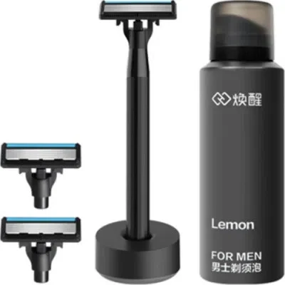 Набор для бритья 3 в 1 Lemon Razor, Черный