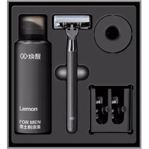 Набор для бритья 3 в 1 Lemon Razor, Черный