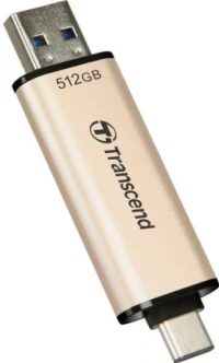 Флеш-накопитель Transcend JetFlash 930C, 512Гб, Золотистый 2
