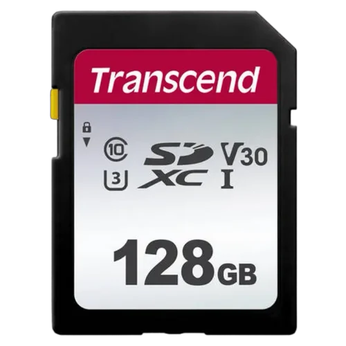 Карта памяти Transcend SDC340S, 128 ГБ, Black