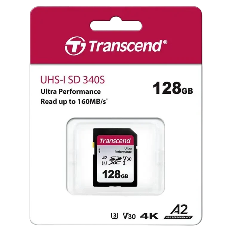 Карта памяти Transcend SDC340S, 128 ГБ, Black 2