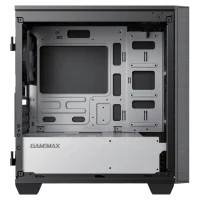 Case mATX GAMEMAX Aero Mini ECO, w/o PSU, 4x120mm, Front Mesh, TG, USB 3.0, Black 9