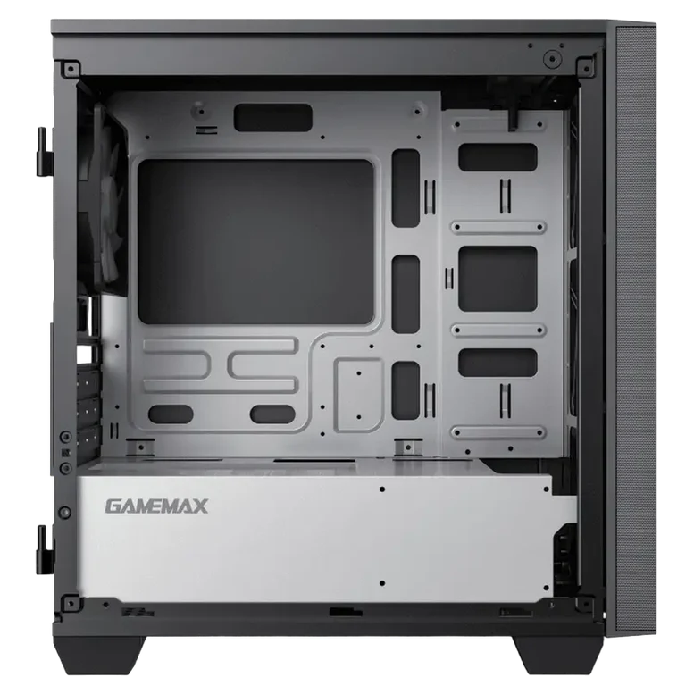 Case mATX GAMEMAX Aero Mini ECO, w/o PSU, 4x120mm, Front Mesh, TG, USB 3.0, Black 9