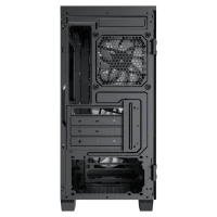 Case mATX GAMEMAX Aero Mini ECO, w/o PSU, 4x120mm, Front Mesh, TG, USB 3.0, Black 10