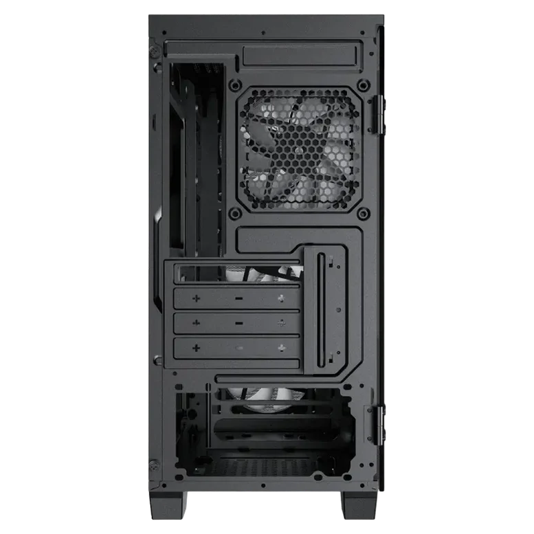 Case mATX GAMEMAX Aero Mini ECO, w/o PSU, 4x120mm, Front Mesh, TG, USB 3.0, Black 10