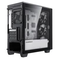 Case mATX GAMEMAX Aero Mini ECO, w/o PSU, 4x120mm, Front Mesh, TG, USB 3.0, Black 4
