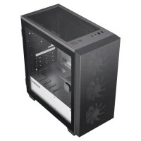 Case mATX GAMEMAX Aero Mini ECO, w/o PSU, 4x120mm, Front Mesh, TG, USB 3.0, Black 2