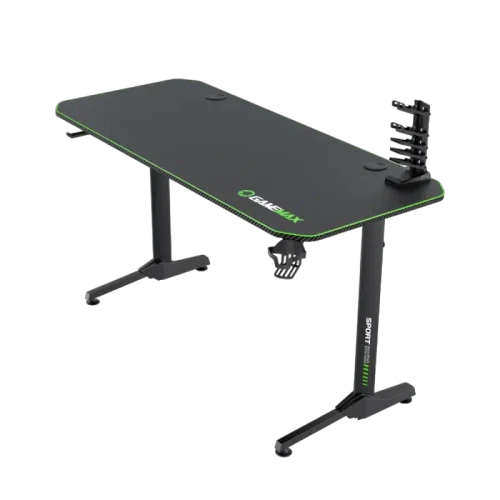 Birou Gaming Gamemax D140-Carbon, Negru