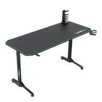 Birou Gaming Gamemax D140-Carbon, Negru 2