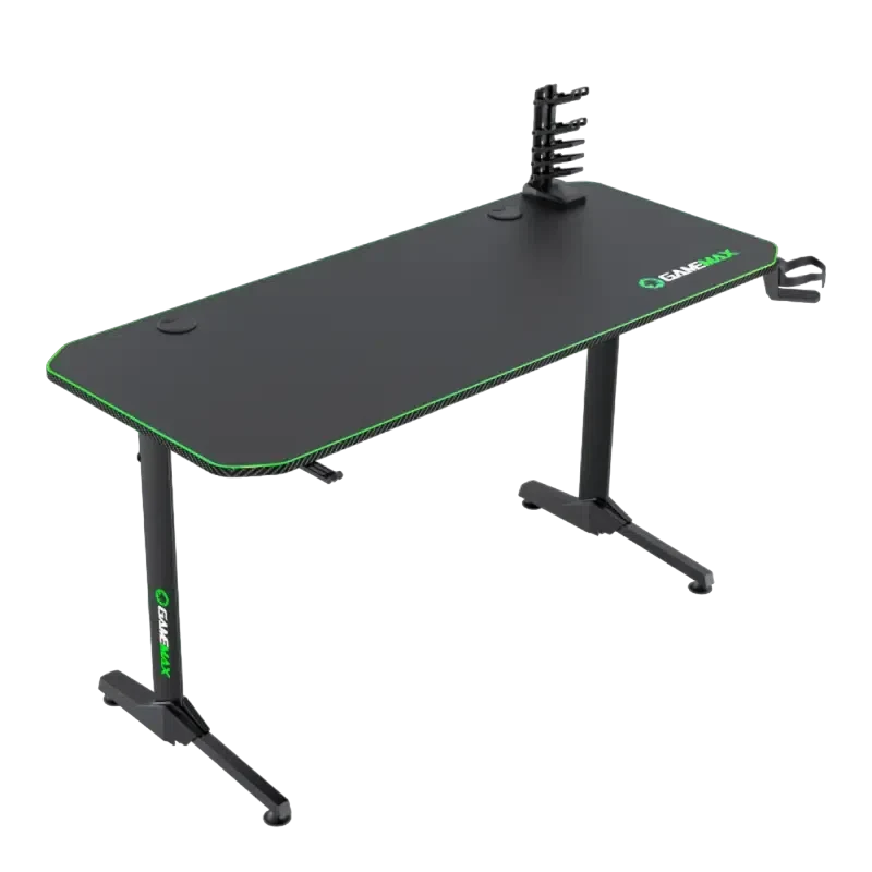 Birou Gaming Gamemax D140-Carbon, Negru 2