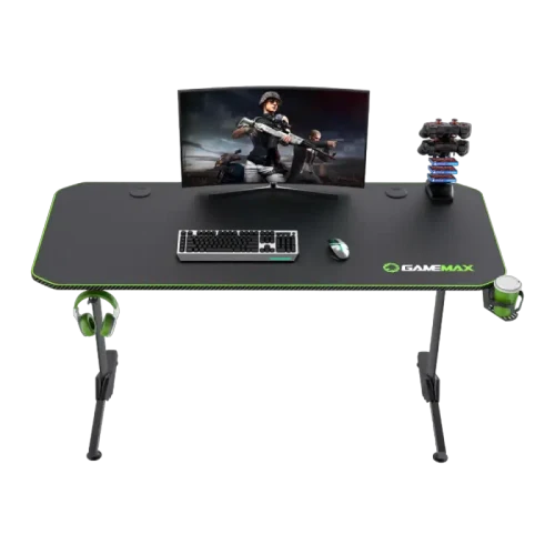 Birou Gaming Gamemax D140-Carbon, Negru