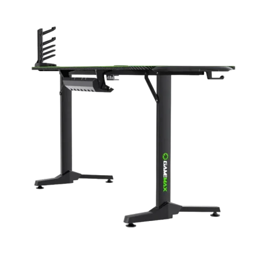 Birou Gaming Gamemax D140-Carbon RGB, Negru