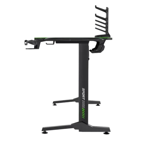 Birou Gaming Gamemax D140-Carbon RGB, Negru