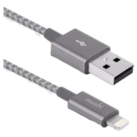 Кабель Moshi iPhone Lighting USB Cable, USB-A to Lightning, 1.2 м, Серый