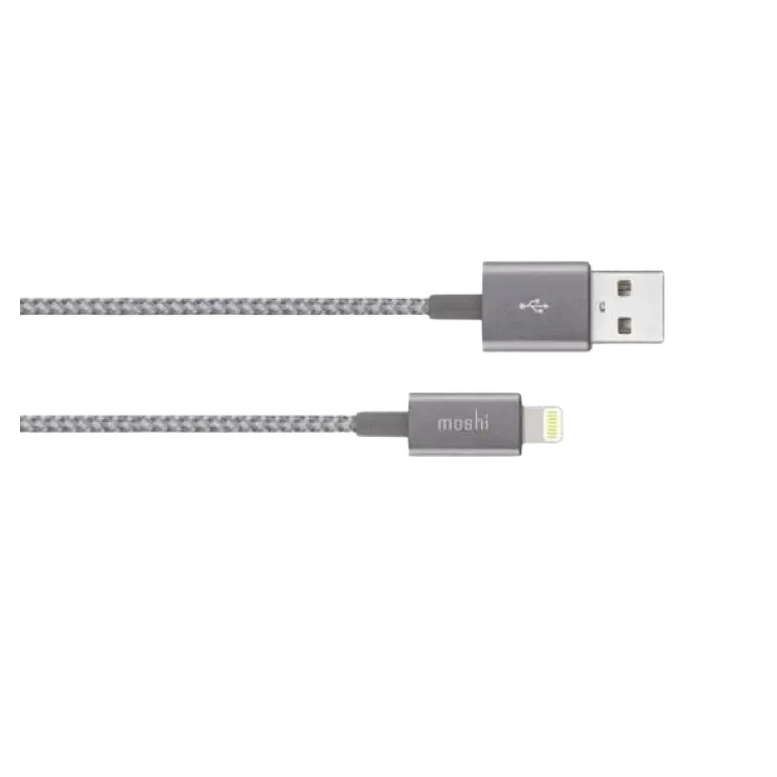 Кабель Moshi iPhone Lighting USB Cable, USB-A to Lightning, 1.2 м, Серый 2