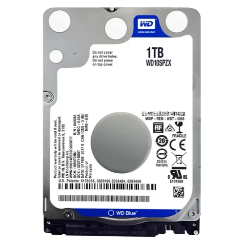 Жесткий диск Western Digital Blue WD10SPZX, 1ТБ, 3.5"