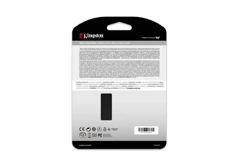 Накопитель SSD Kingston KC600, 256 Гб, SKC600/256G 5