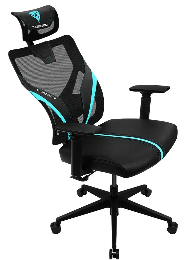 Геймерское кресло ThunderX3 Yama1 Black/Cyan 2