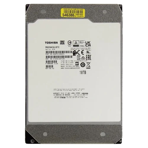 Жесткий диск Toshiba Enterprise Capacity MG09ACA, 18ТБ, 3.5"