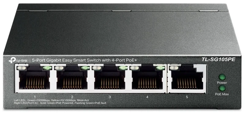 Коммутатор Tp-Link TL-SG105PE 3