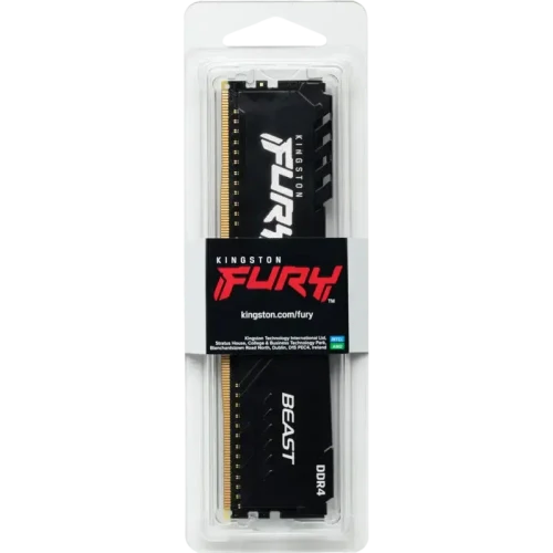 Оперативная память Kingston FURY Beast, DDR4 SDRAM, 3600 МГц, 8ГБ