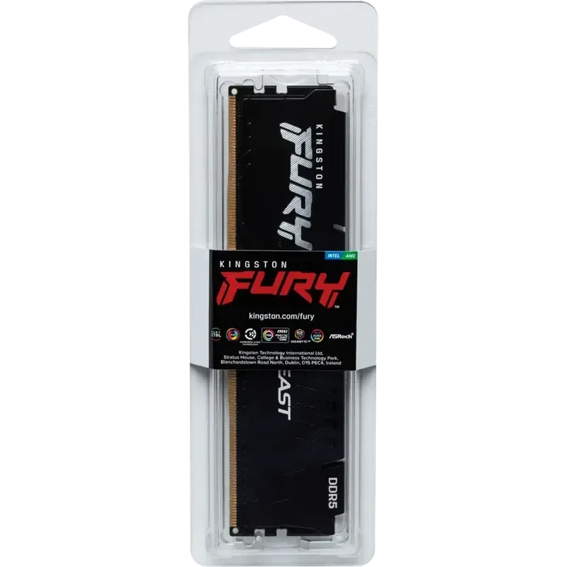 Оперативная память Kingston FURY Beast, 8ГБ, Black 5