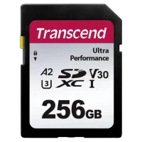 Карта памяти Transcend SDXC340S, 256ГБ, Black